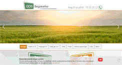 Desktop Screenshot of gds-begravelse.dk